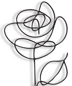 مجسمه فلزی مینیمال مدل ROSE کد 7015