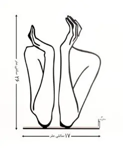 مجسمه فلزی انتظار مدل کد 7029