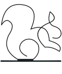 مجسمه سبک مینیمال مدل سنجاب کد 7205