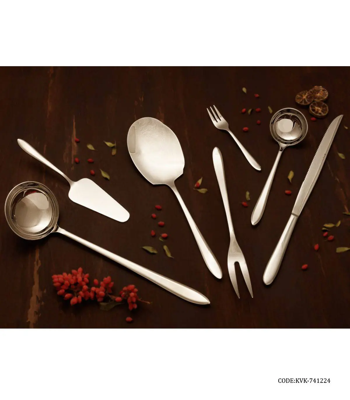 سرویس قاشق و چنگال 138 پارچه ویراکیش مدل 741224