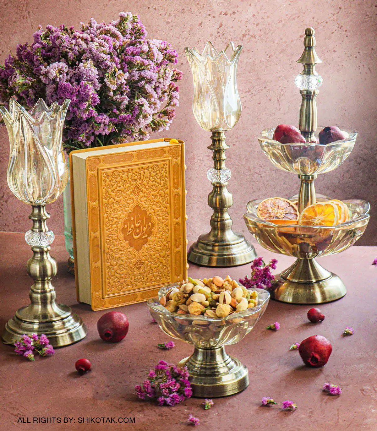 شکلات خوری سلطنتی طرح گل