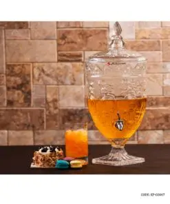 کلمن شیشه ای 5 لیتری کلاسیک مدل هخامنشی