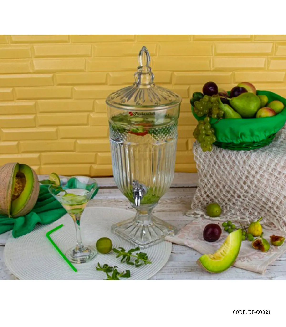 کلمن شیشه ای 3/5 لیتری مدل جنوا