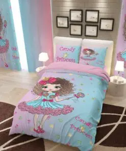ست روتختی دخترانه یک نفره مدل CANDY PRINCESS