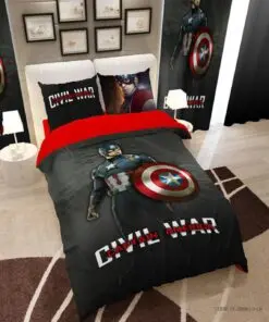 روتختی دخترانه یک نفره مدل CAPTAN AMERICA