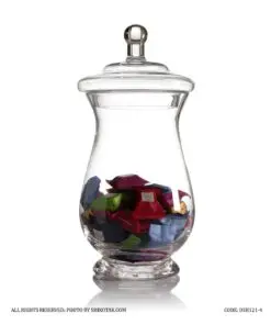 ست کندی باکس خمره ای شیشه ای