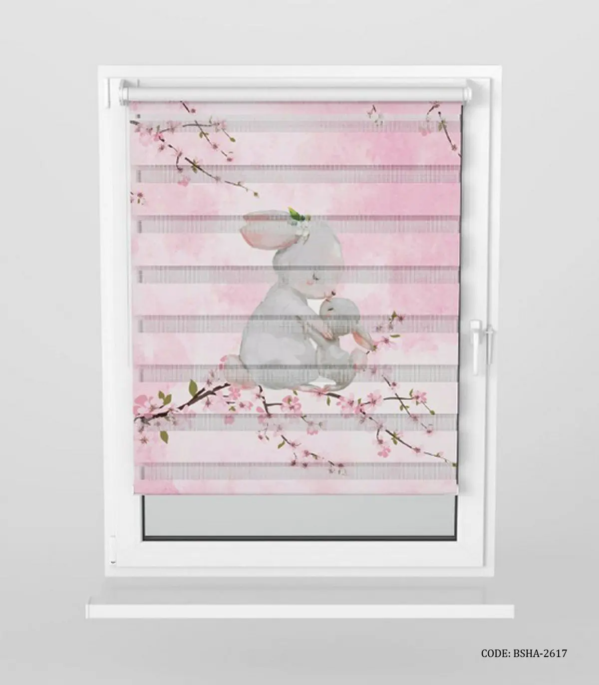 پرده زبرا اتاق دخترانه مدل Spring Chinld