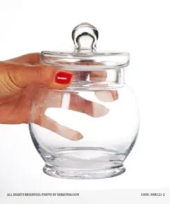 کندی باکس شیشه ای گرد سری 1-121
