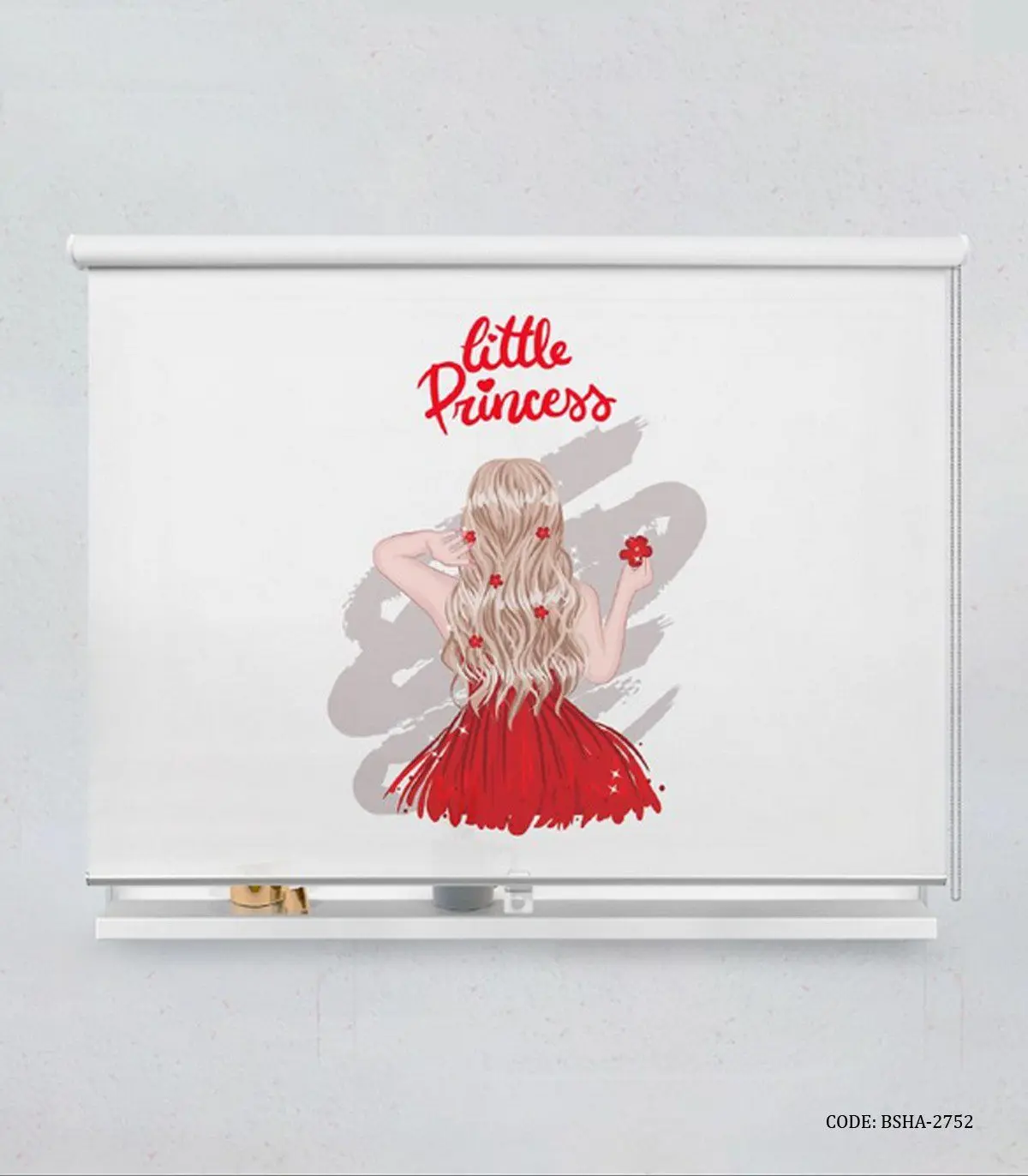 پرده شید اتاق کودک دخترانه مدل Little Prancess