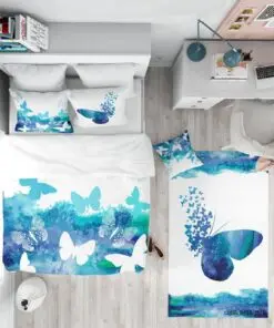 روتختی کودک 4 تکه دخترانه طرح پروانه مدل Dream Butterfly