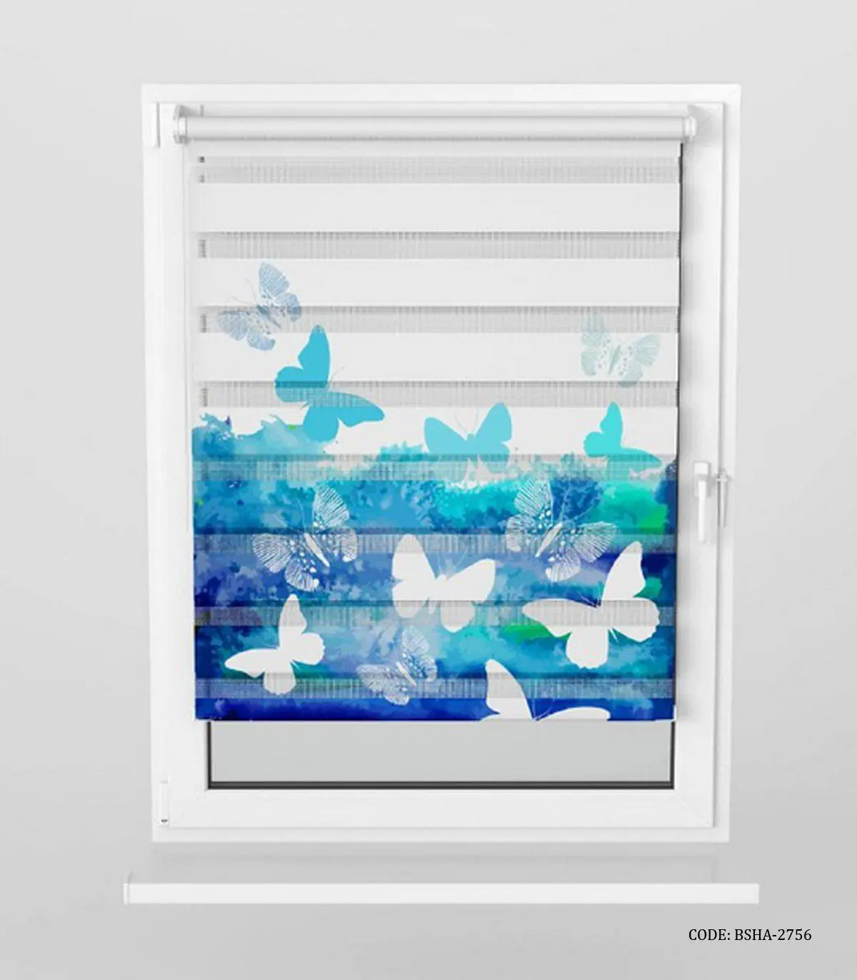 پرده زبرا اتاق کودک دخترانه طرح پروانه مدل Dream Butterfly