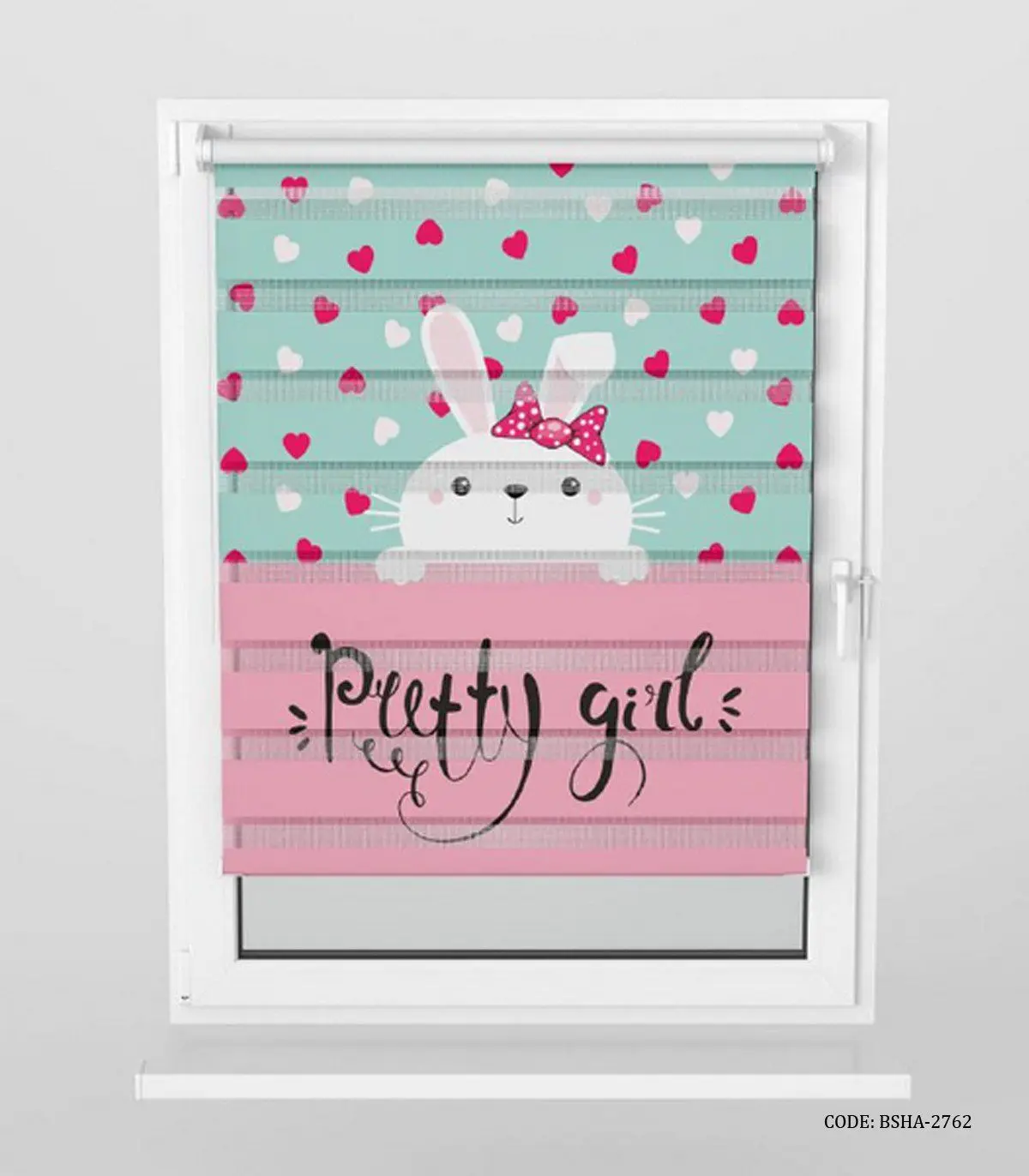 پرده زبرا اتاق کودک دخترانه مدل Pretty Girl