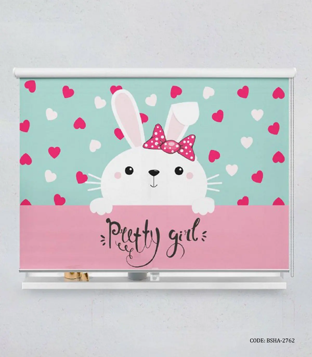 پرده شید اتاق کودک دخترانه مدل Pretty Girl