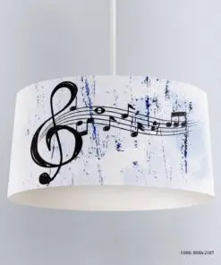 لوستر اتاق نوجوان طرح موزیک و گیتار مدل Music