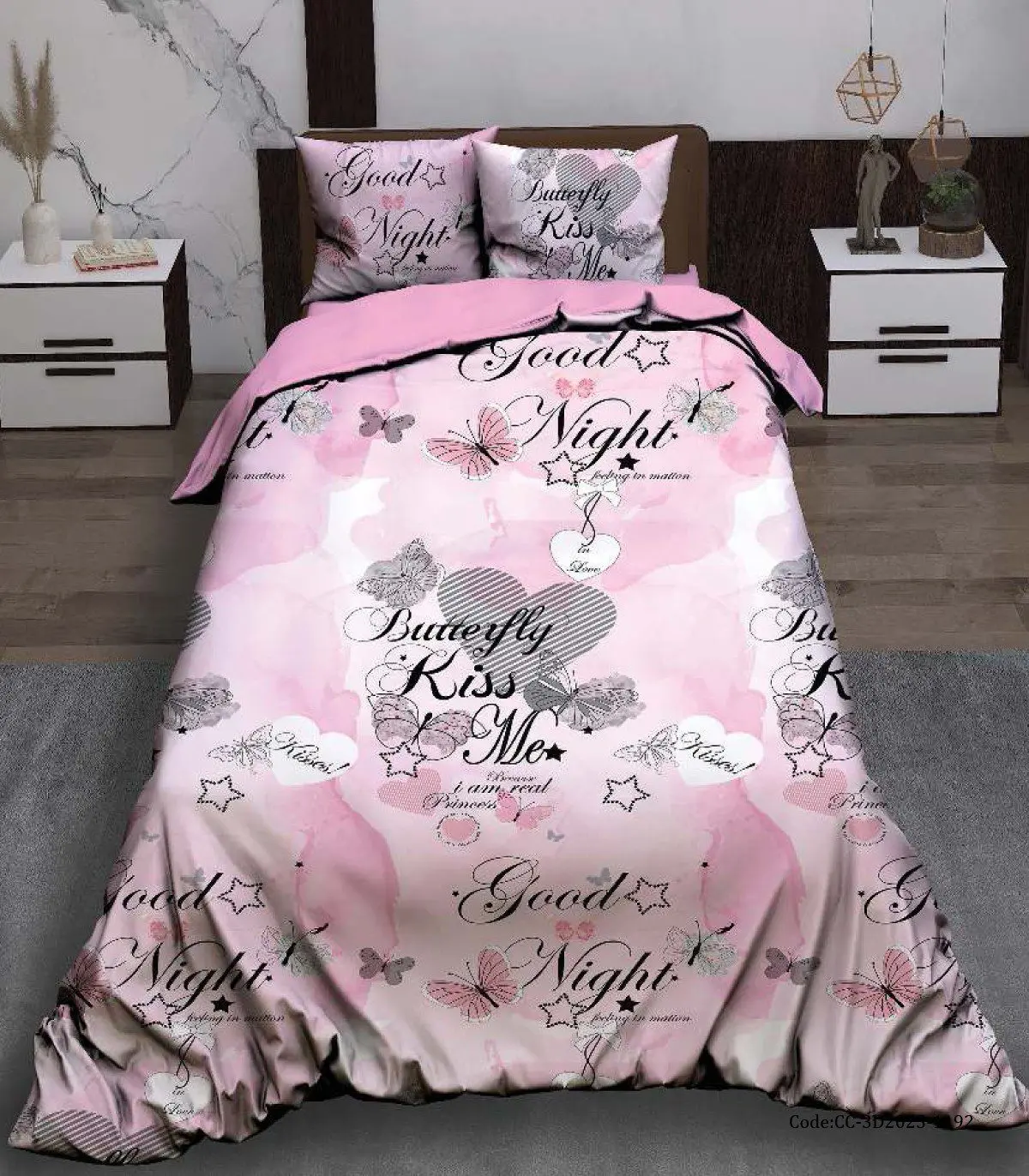 سرویس روتختی دخترانه فانتزی مدل Good Night