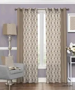 پرده پانچی شیک نسکافه ای اتاق پذیرایی مدل آنیا