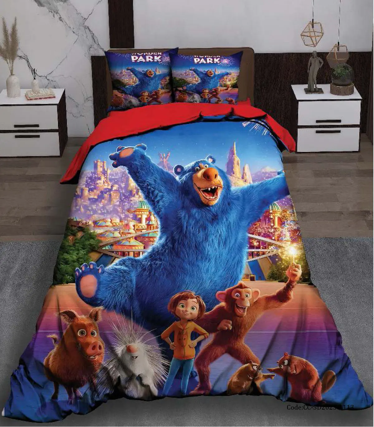 روتختی بچه گانه پسرانه طرح انیمیشن پارک شگفت انگیز Wonder Park