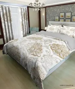 سرویس روتختی عروس سفید طلایی مدل شاهکار