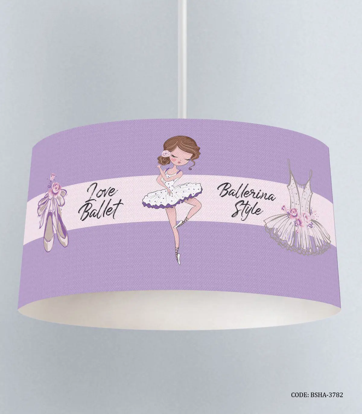 لوستر یاسی کودک دخترانه طرح بالرین مدل Ballerina Style