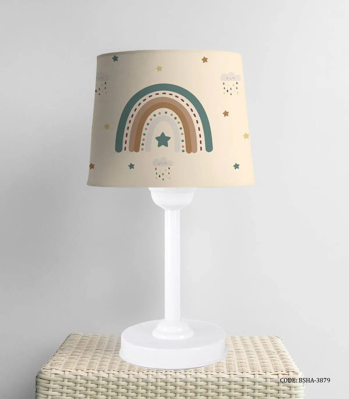 آباژور اتاق دخترانه طرح رنگین کمانی مدل Hello Sunshine