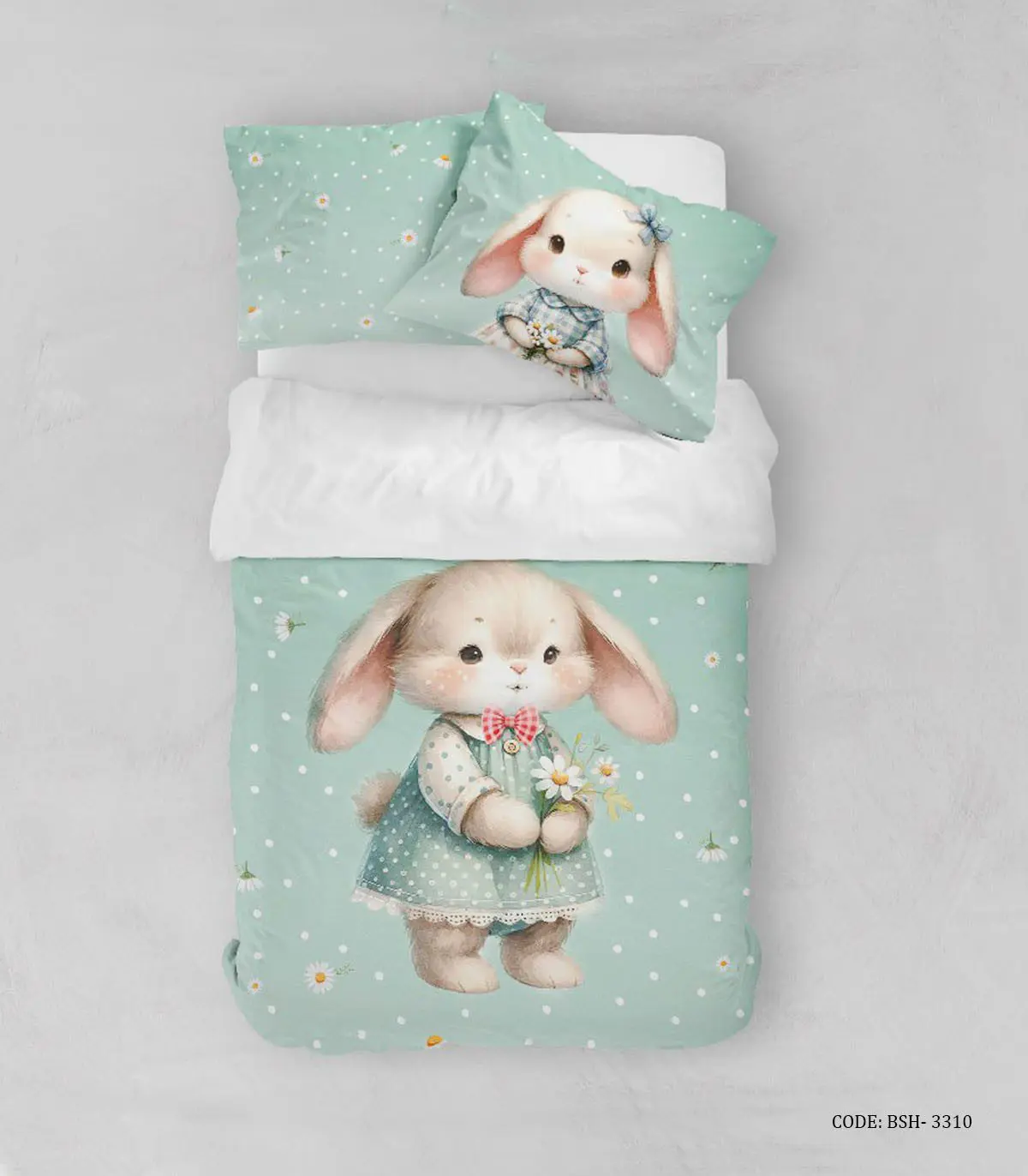 روتختی دخترانه طرح خانم خرگوشه مدل Rabbit