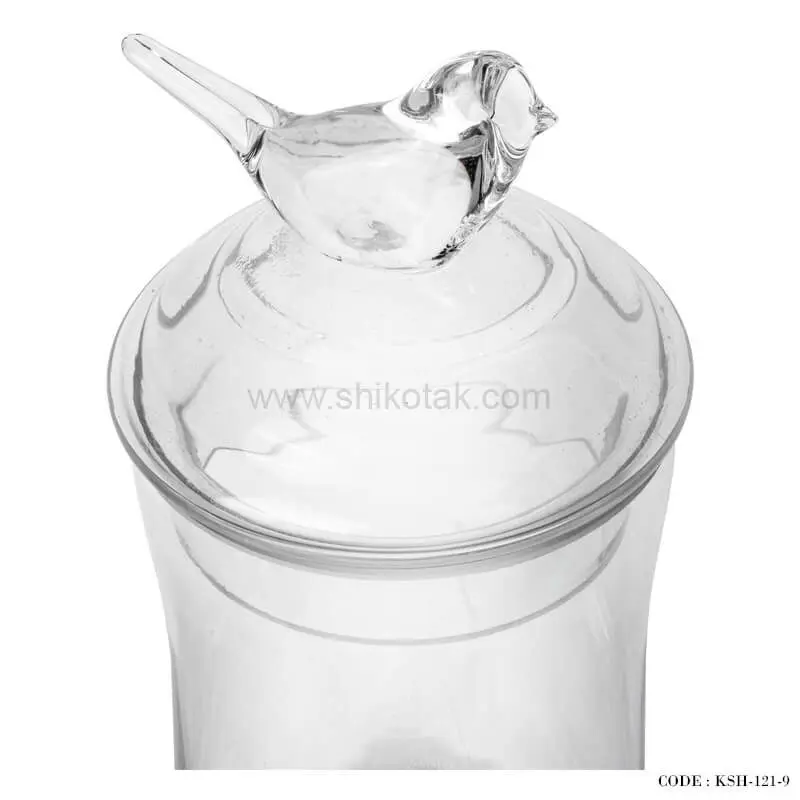 کندی باکس شیشه ای طرح پرنده سری 9-121