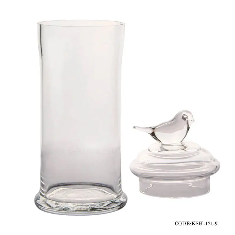 کندی باکس شیشه ای طرح پرنده سری 9-121