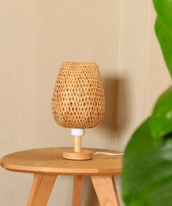 آباژور بیضی حصیری بامبو