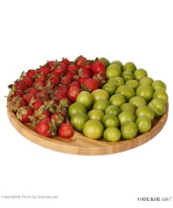 اردوخوری چوبی بامبو طرح گرد