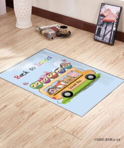 فرش و پادری اتاق کودک طرح BACK TO SCHOOL مدل 64