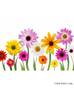 پوستر گل کاغذی طرح باغ گل