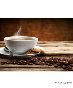 پوستر کافی شاپی کاغذی دیواری مدل قهوه عصرانه