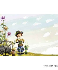 پوستر پارچه ای دیواری فانتزی مدل مترسک