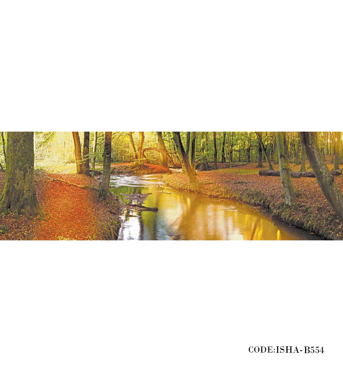 پوستر منظره دیواری پارچه ای طرح غروب