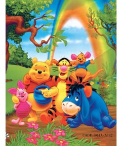 پوستر پارچه ای اتاق کودک مدل POOH