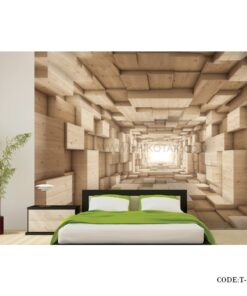پوستر سه بعدی پارچه ای دیواری طرح روزنه