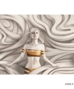 پوستر پارچه ای 3D دیواری طرح افق