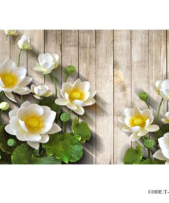 پوستر سه بعدی دیواری پارچه ای طرح نرگس