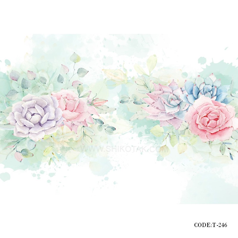 پوستر دیواری سه بعدی پارچه ای طرح کوبیسم