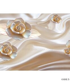 پوستر دیواری سه بعدی کاغذی طرح ساتن