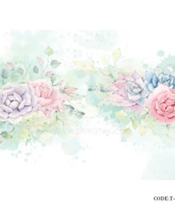 پوستر دیواری سه بعدی کاغذی طرح کوبیسم