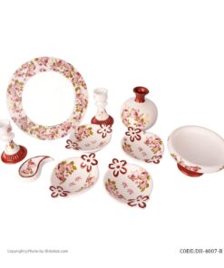 ست هفت سین طرح دو گل با آینه گرد