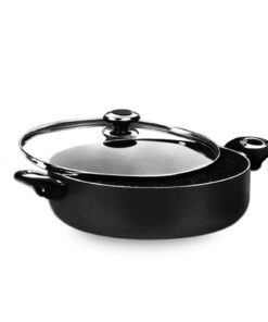 ماهیتابه گرانیتی دو دسته سایز 28 زرساب مدل گرانیتا