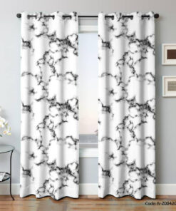 پرده پانچ اتاق خواب دو تکه مدل مرمر