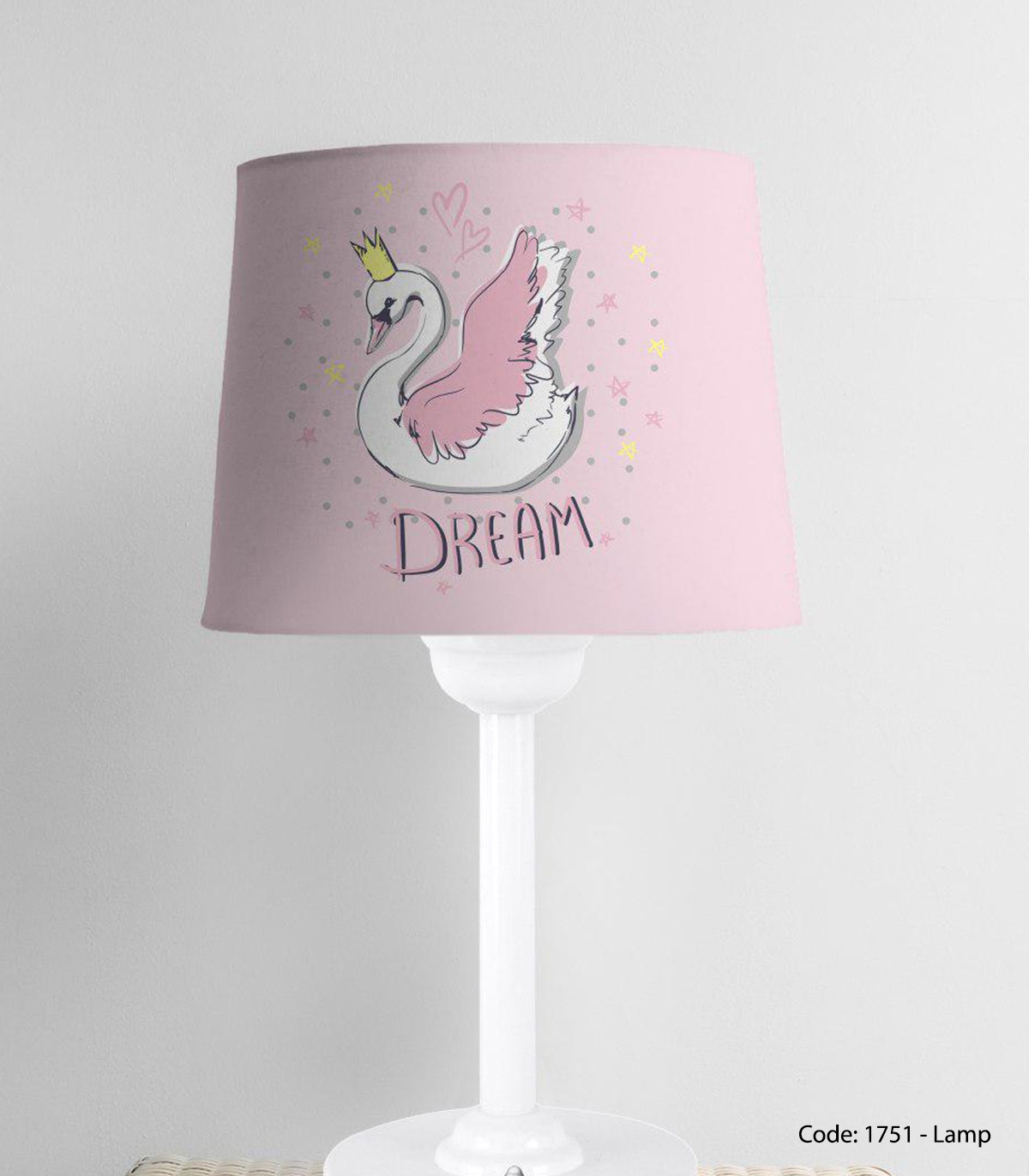آباژور دخترانه صورتی مدل DREAM3