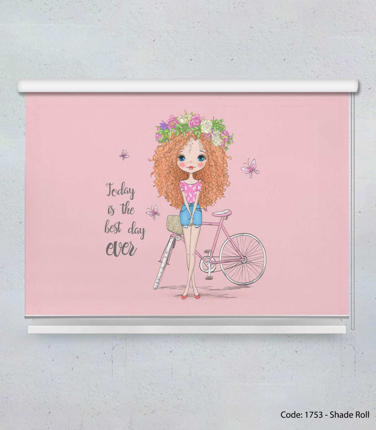 پرده شید بالارو مخصوص سیسمونی مدل BEST DAY