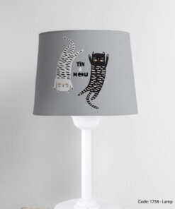 آباژور رومیزی دخترانه و پسرانه مدل YIN AND MEOW