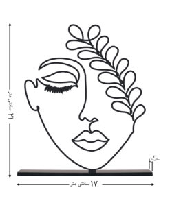 مجسمه فلزی مینیمال مدل گندم کد 7010