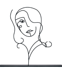 مجسمه فلزی سبک مینیمال مدل هما کد 7129