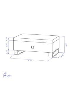 پاتختی پایه فلزی مدرن مدل CHILAN